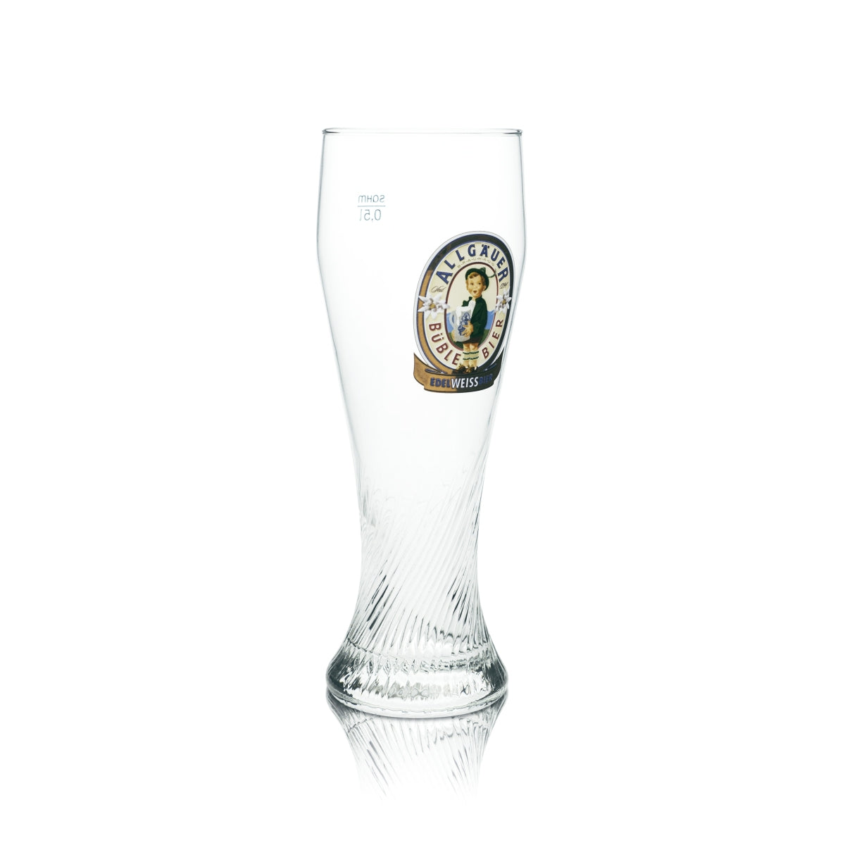 6 Allgäuer Büble beer glasses, wheat beer, 0.5 l, Sahm, new – View 3