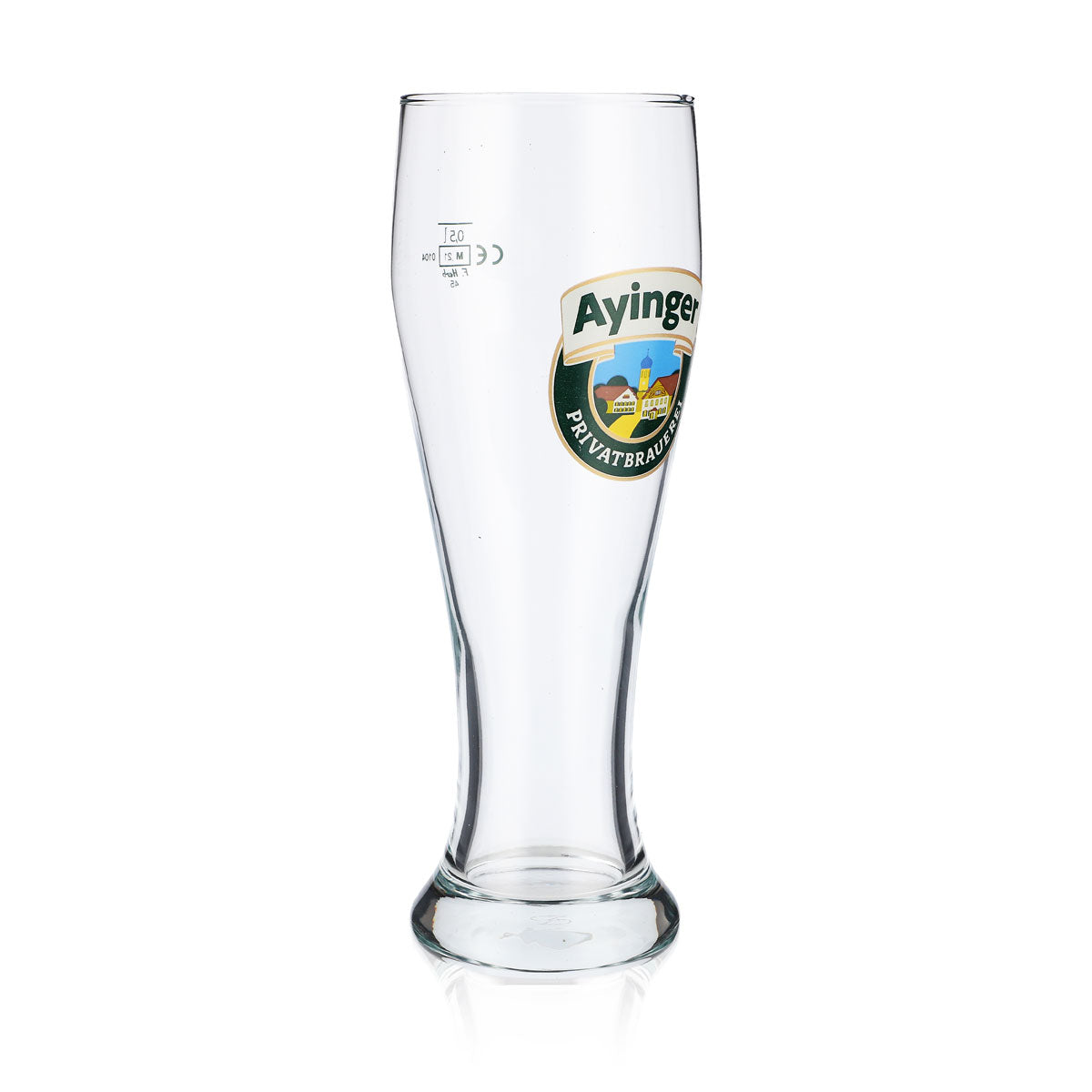 6 Ayinger Beer Glasses, 0.5 L Wheat Beer Glasses New – View 3