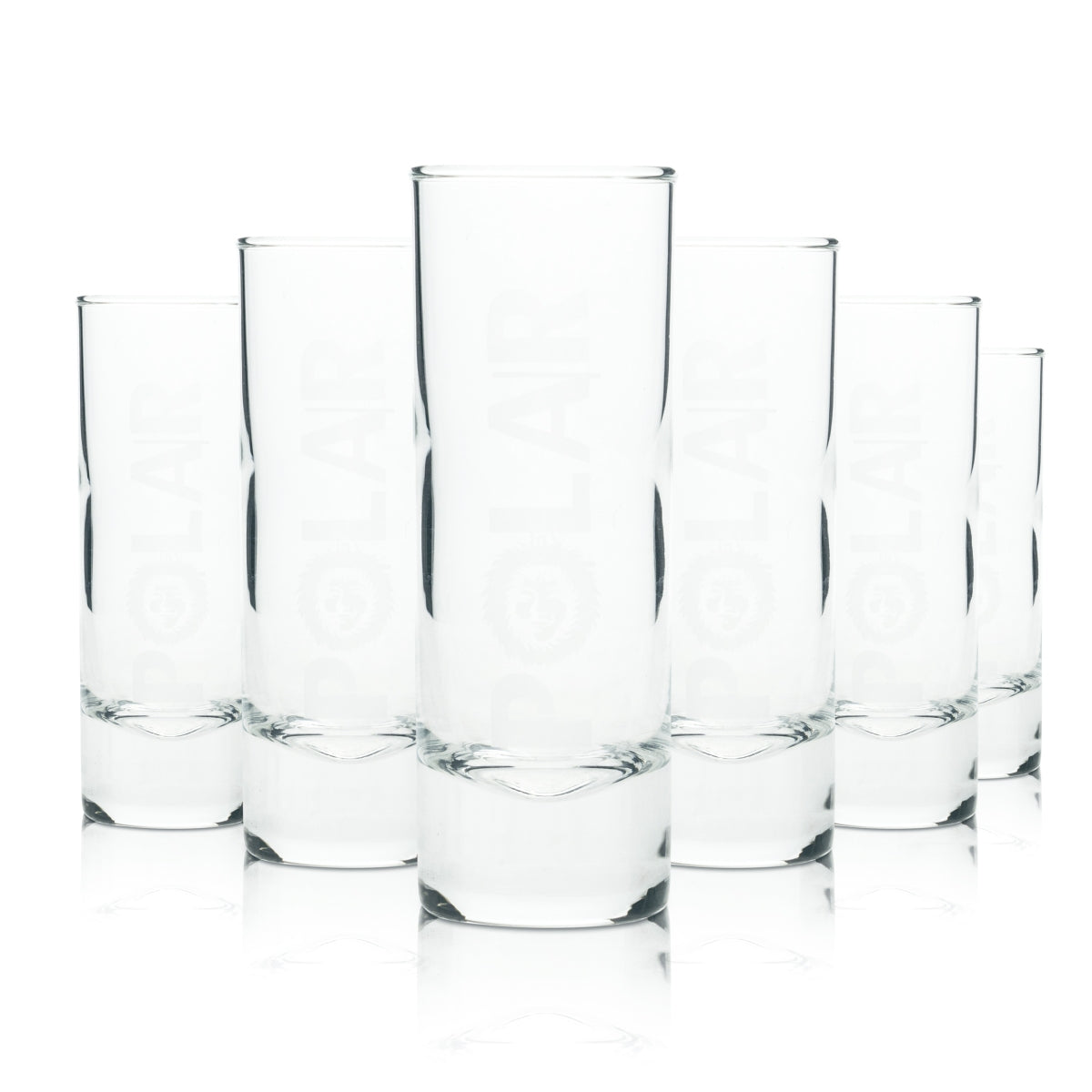 6 Berentzen liqueur glass shot glasses 2/4cl Polar new