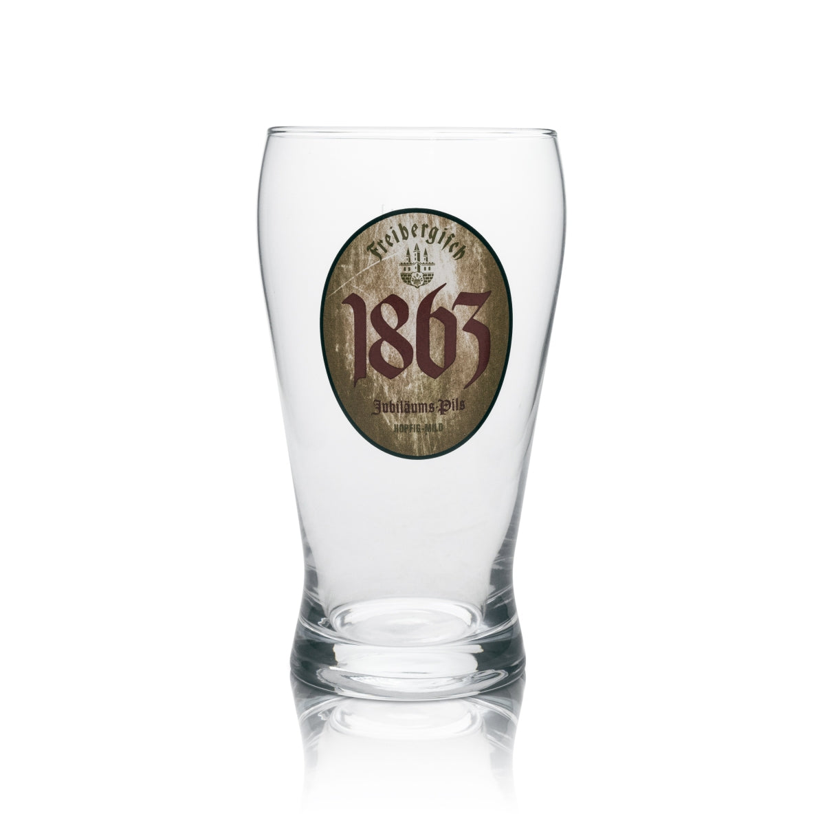 6 Freiberger Beer Glasses, Anniversary Pils 1863, 0.4 L – View 2
