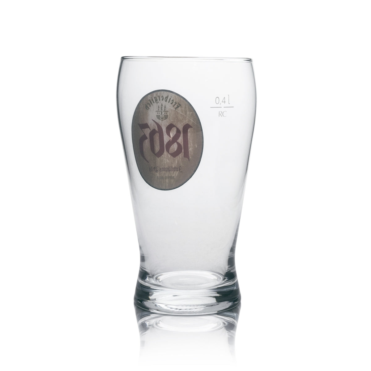 6 Freiberger Beer Glasses, Anniversary Pils 1863, 0.4 L – View 3
