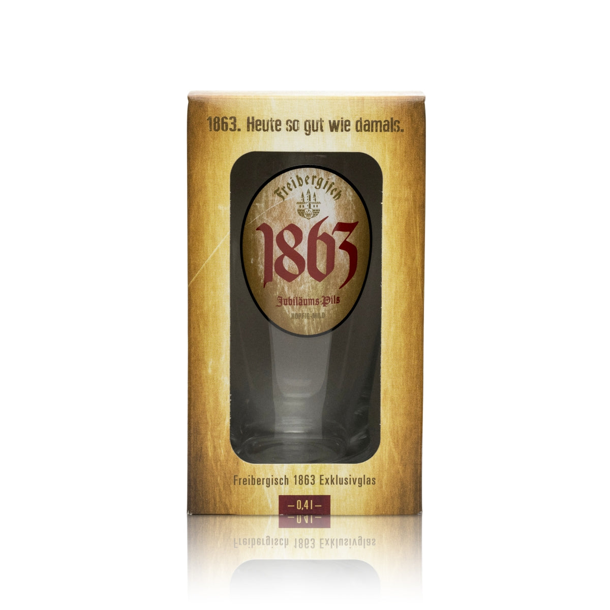 6 Freiberger Beer Glasses, Anniversary Pils 1863, 0.4 L – View 4