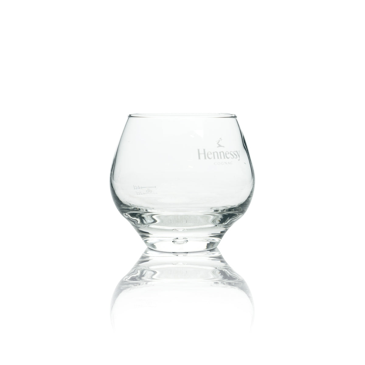 6 Hennessy Cognac Glass Tumblers, Round with Bubble, 300 ml, new – View 3