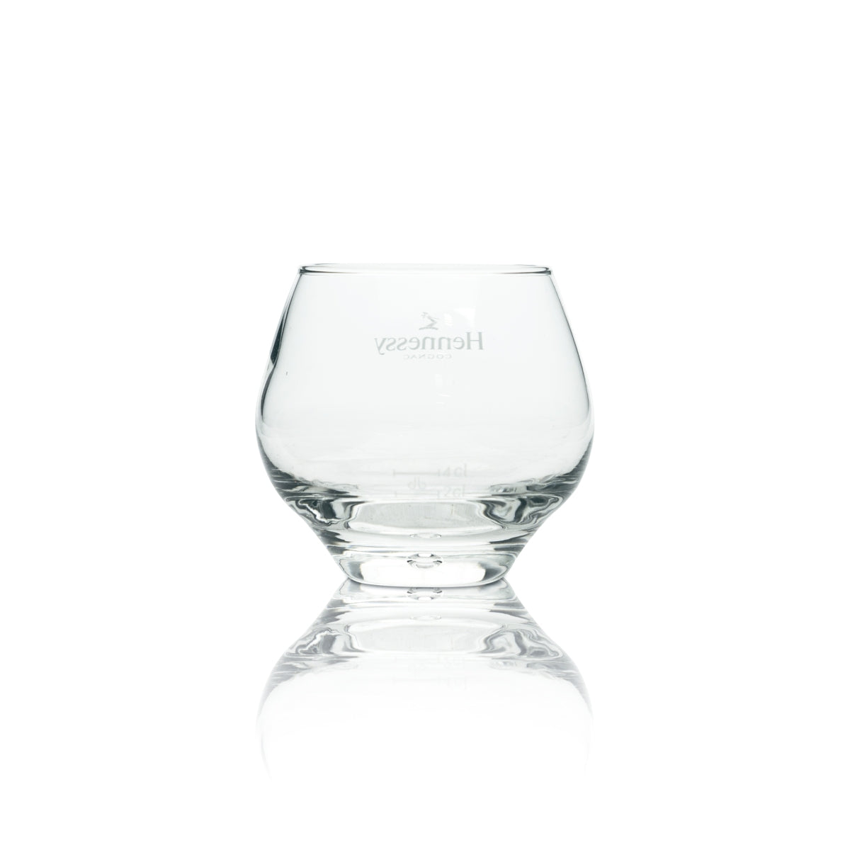 6 Hennessy Cognac Glass Tumblers, Round with Bubble, 300 ml, new – View 4