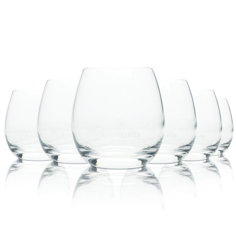 6 Remy Martin Cognac Glass Tumblers 2 /4 cl new