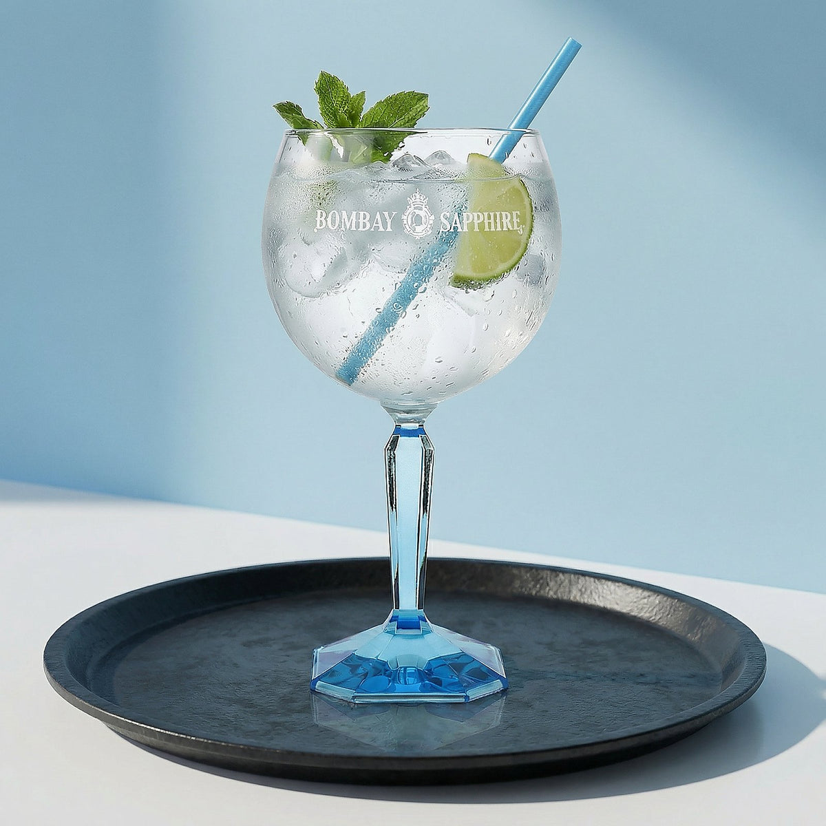 set of 6 Bombay Sapphire 0.68 l balloon glasses – Copa with blue stem for gin and tonic – View 2