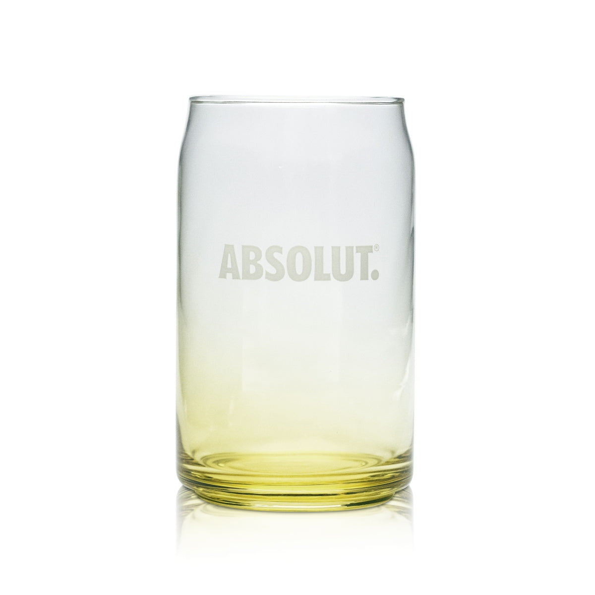 6x Absolut Vodka Glass 0.25l Cup YELLOW Sensations Long Drink Glasses Gastro Oak – View 2