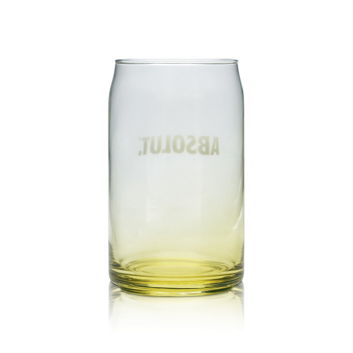 6x Absolut Vodka Glass 0.25l Cup YELLOW Sensations Long Drink Glasses Gastro Oak – View 3