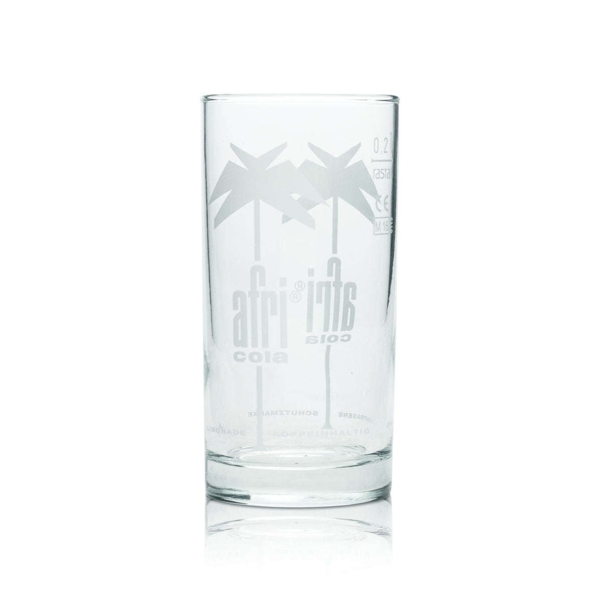 6x Afri Cola Long Drink Glasses 0.2 L Rastal Cup Gastro Retro Cola Engraved Glasses – View 4