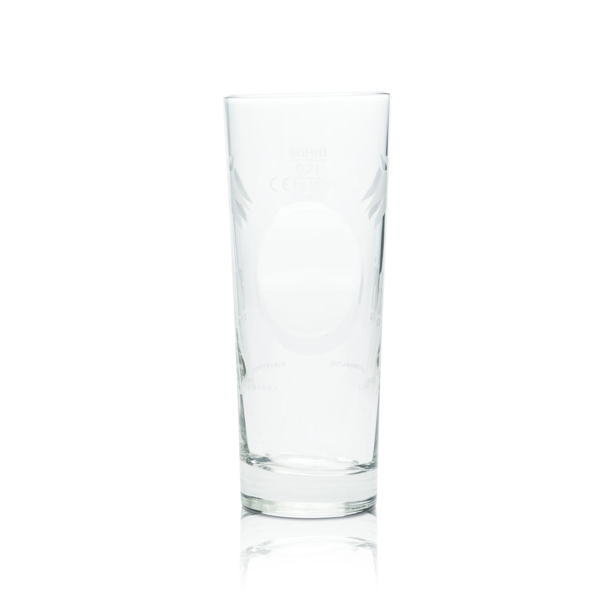 6x Afri Cola soft drink glass 0.2 l cup long drink glasses contour gastro soda – View 4