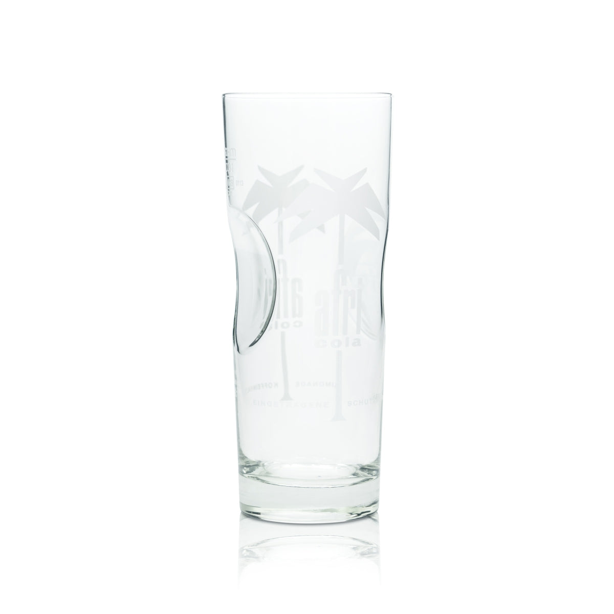 6x Afri Cola soft drink glass 0.3 l cup long drink glasses contour gastro soda – View 4