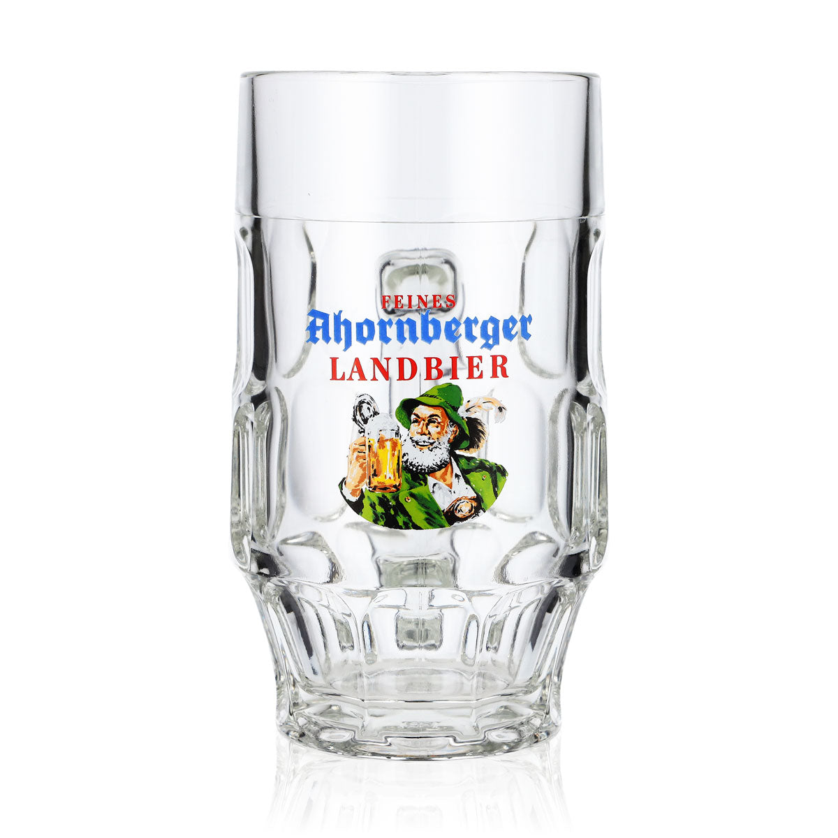 6x Ahornberger beer glass 0.5l beer mug country beer contour brewmaster mug – View 2