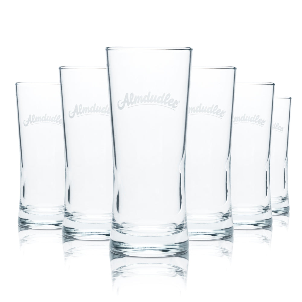 6x Almdudler glass 0.25l cup soft drink glasses, catering, Austria, après-ski