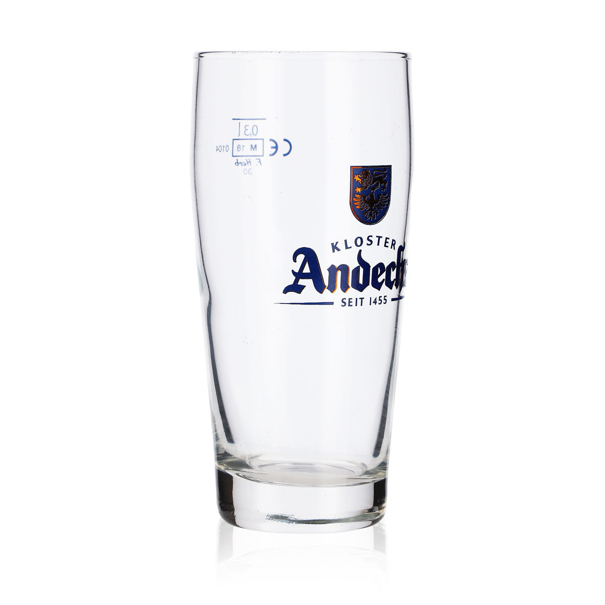 6x Andechs beer glasses 0.3 l Willi mug Blue logo F.Herb – View 3