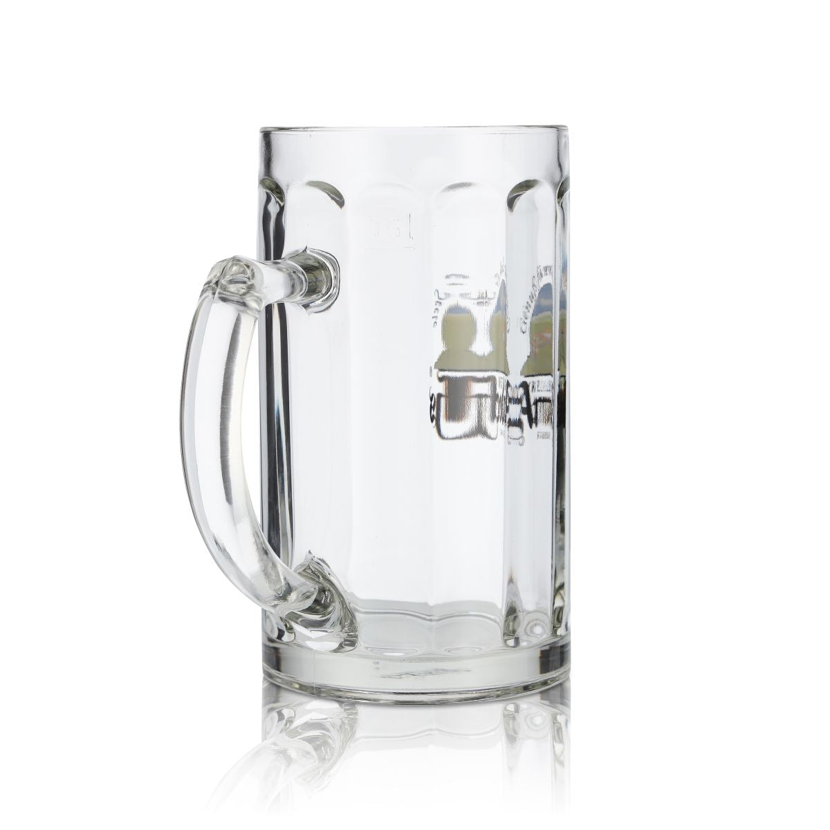6x Andechs glass 0.5l beer mug tankard Seidel glasses set monastery brewery Gastro – View 5