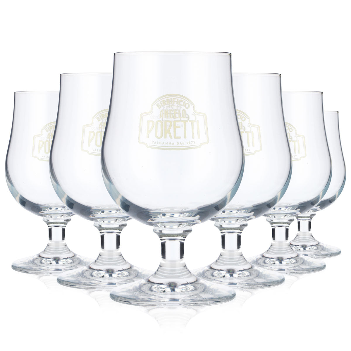 6x Angelo Poretti Beer Glass 0.25l bulbous beer glasses goblet glasses – View 5