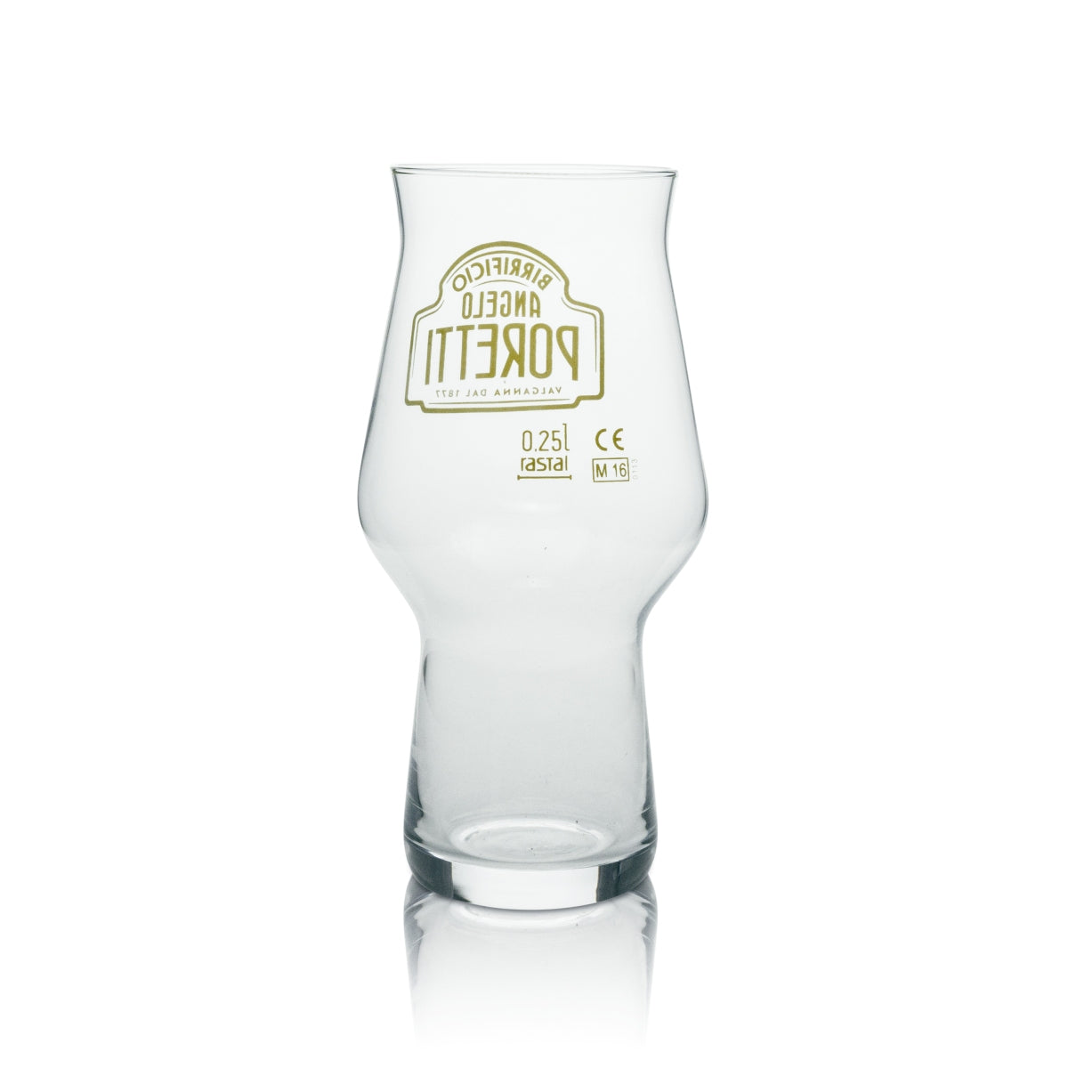 6x Angelo Poretti Beer Glass Birrificio Valganna Dal 1877 0.25l rastal – View 3