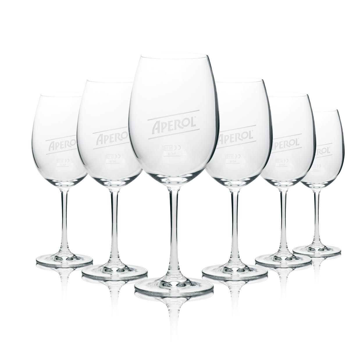 6x Aperol aperitif glass wine glass Aperol
