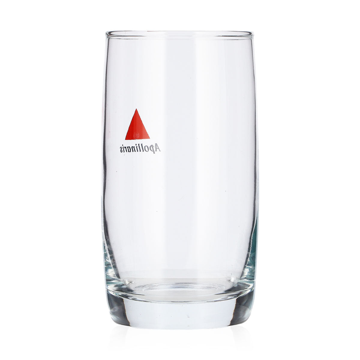 6 Apollinaris Water Glasses, 0.22 L Tumblers with Red Triangle Design, Lowball Glasses – View 4