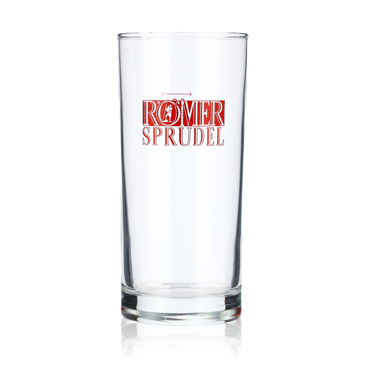 6x Aqua Römer water glass 0.2l cup Water glasses Red logo "Römer Sprudel" – View 2