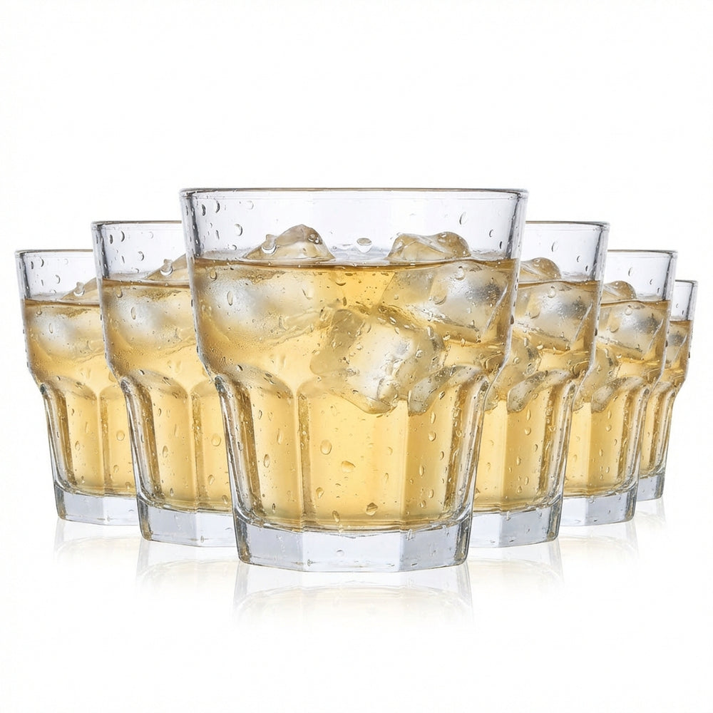 6x Arcoroc Soft Drink Glass Tumblers 27cl Cocktail Glasses
