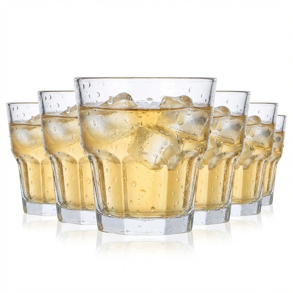 6x Arcoroc Soft Drink Glass Tumblers 27cl Cocktail Glasses