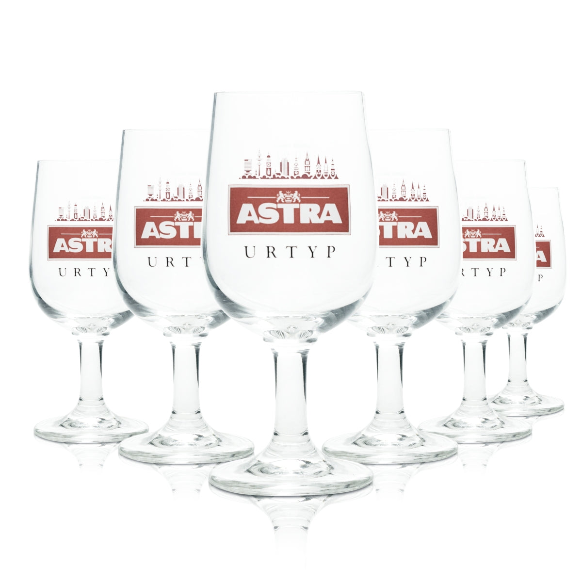 6x Astra Beer Glass Cup Original 0.2l Ritzenhoff Tulip Glasses Kiez Brewery Gastro