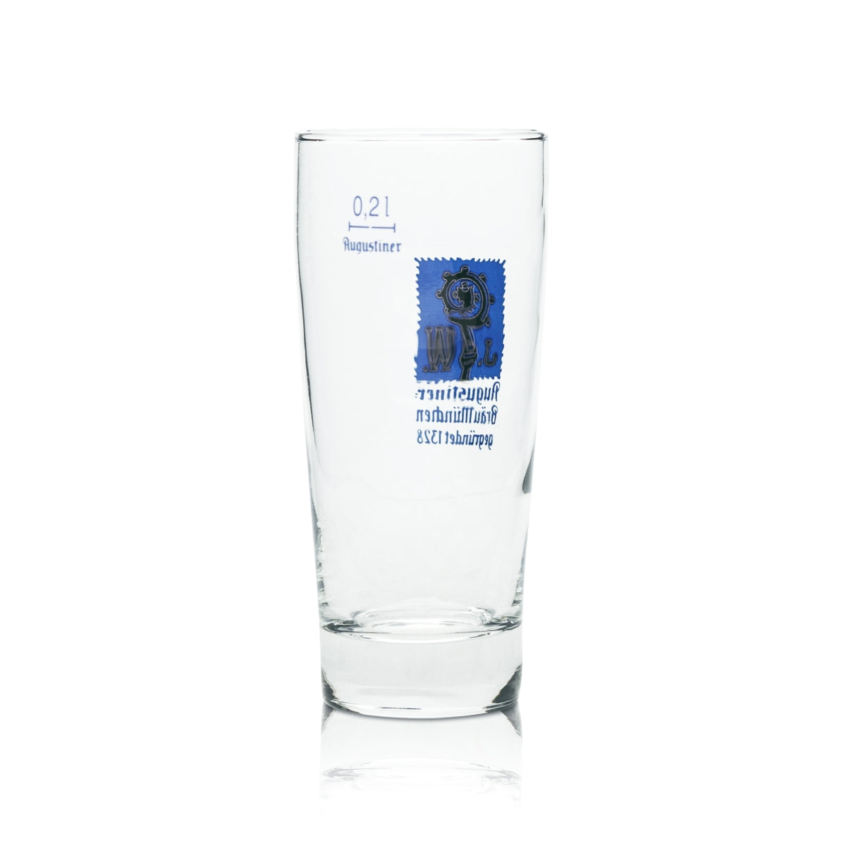 6x Augustiner Beer Glass 0.2l Willi Becher Glasses Bavaria Brewery Beer Helles – View 3