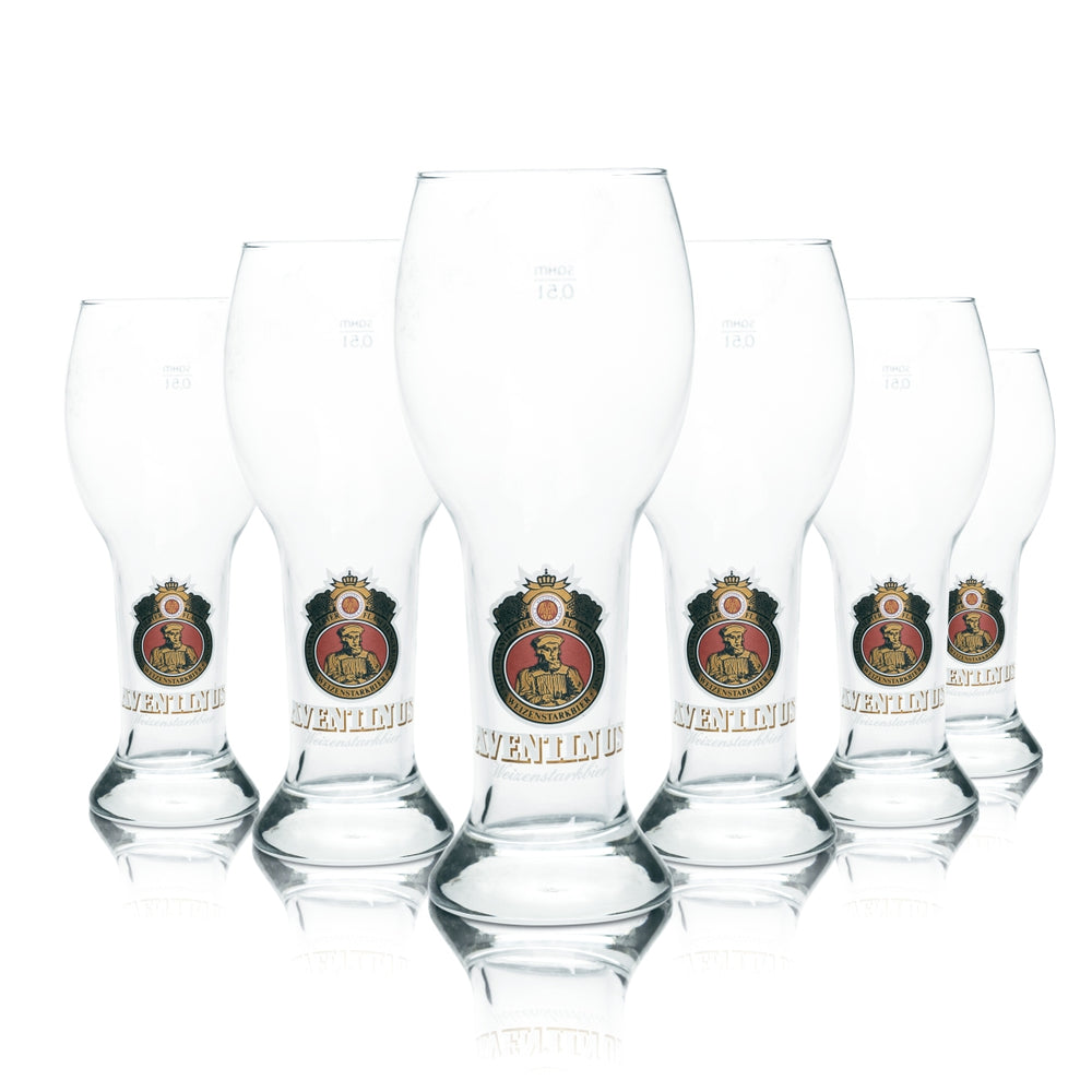 6x Aventinus Glass 0.5l Wheat Strong Beer Wheat Beer Bock Beer Glasses Schneider Weiss