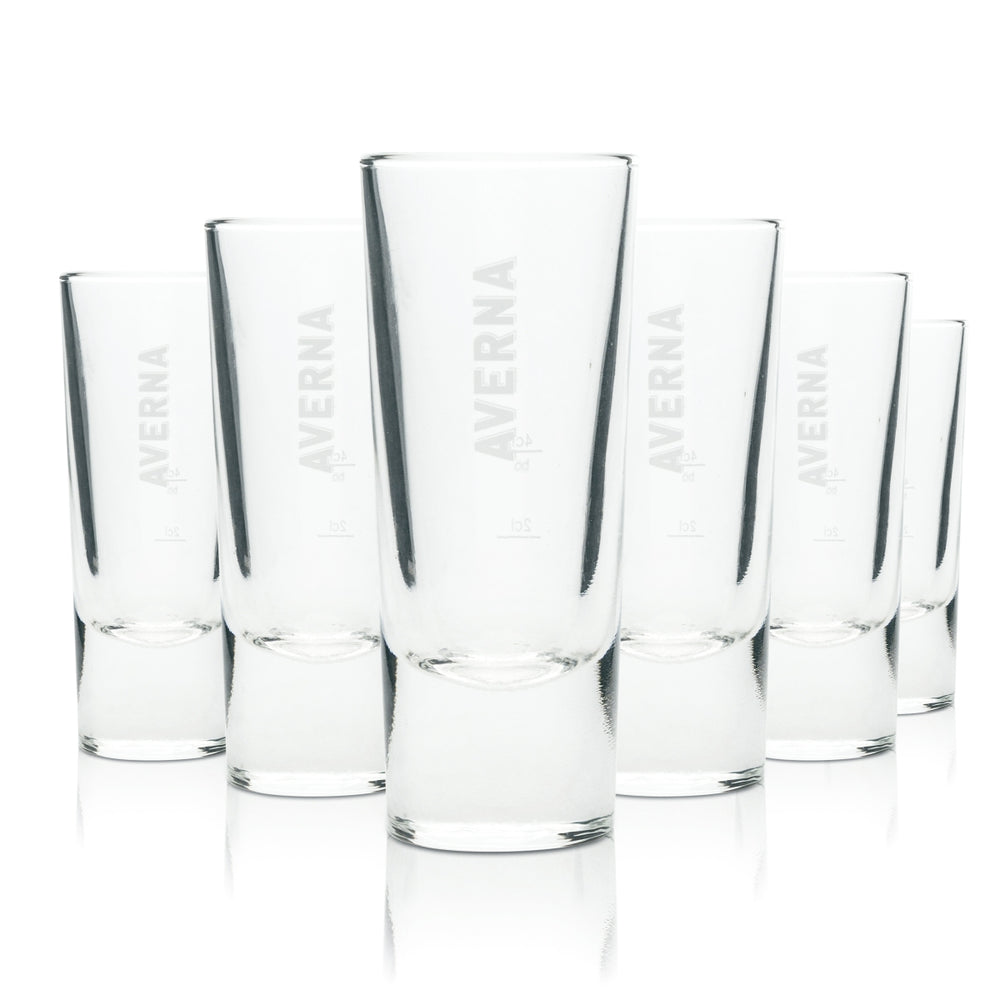6x Averna Amaro Glass On Ice Schnapps Glasses Cocktail Liqueur Heavy Base