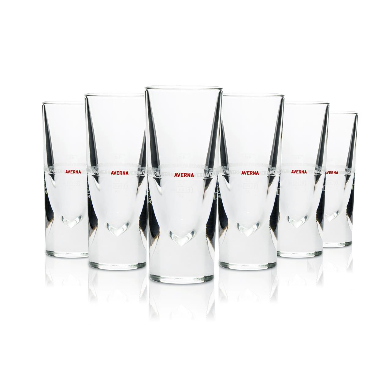 6x Averna liqueur glass Rock Glass