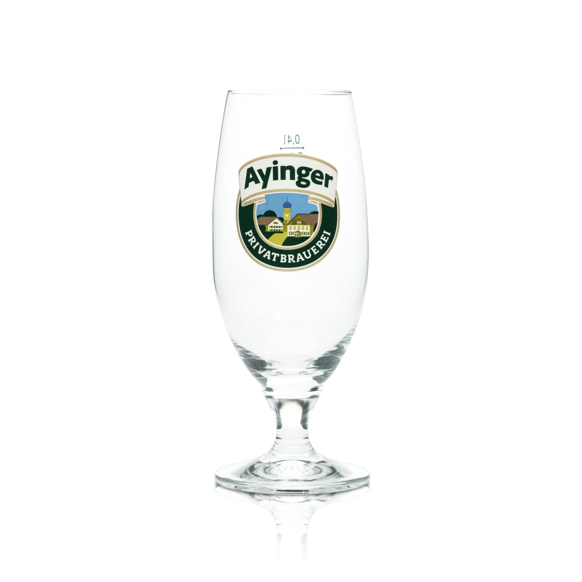 6x Ayinger Beer Glass 0.4l Goblet Tulip Wheat Beer Brewery Glasses Gastro Bar – View 2