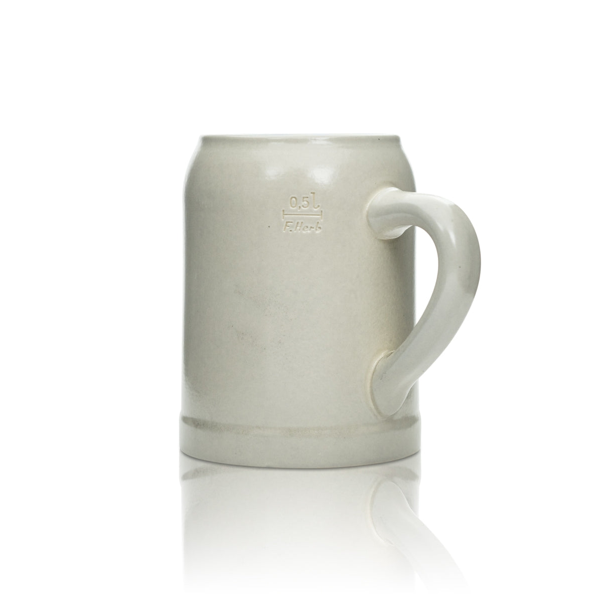 6x Ayinger beer mug 0.5l clay Seidel handle glass mugs glasses stoneware brewery – View 3