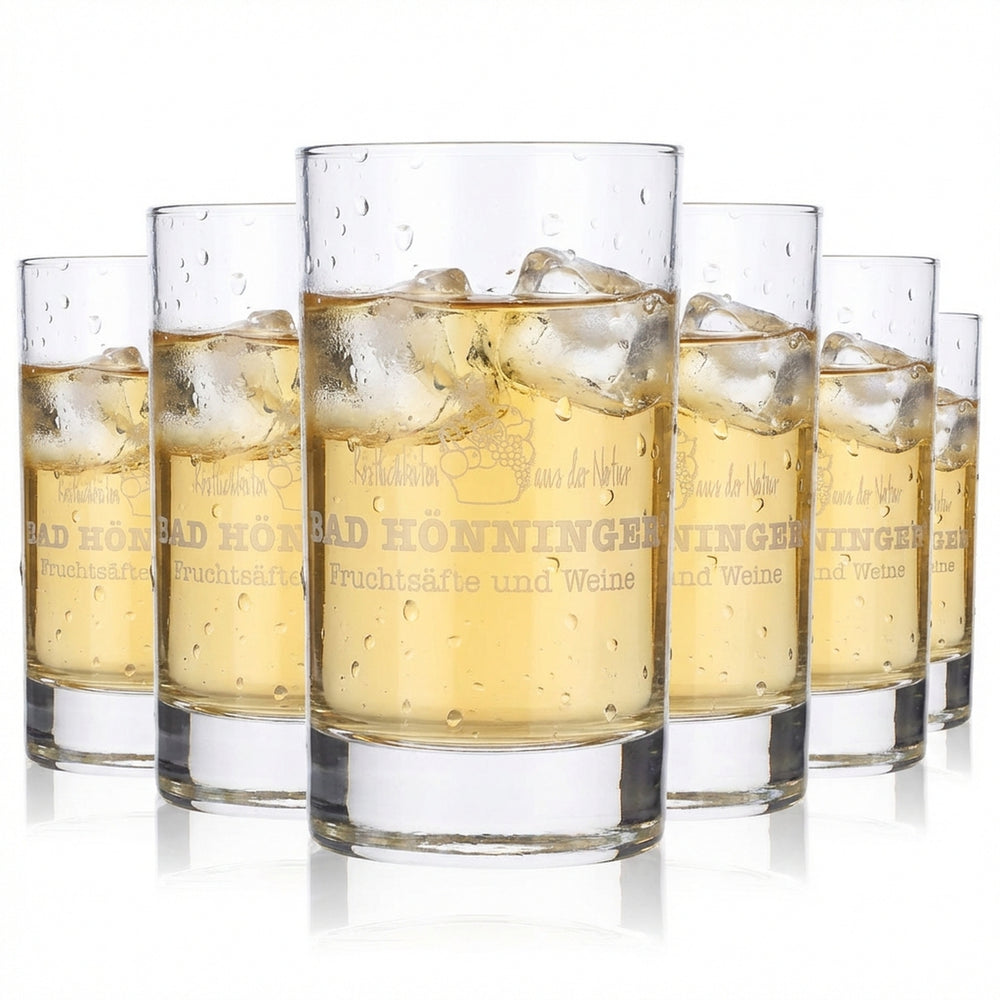 6x Bad Hönninger juice glasses Fruit juice glasses 0.16 l cups Arcoroc Island
