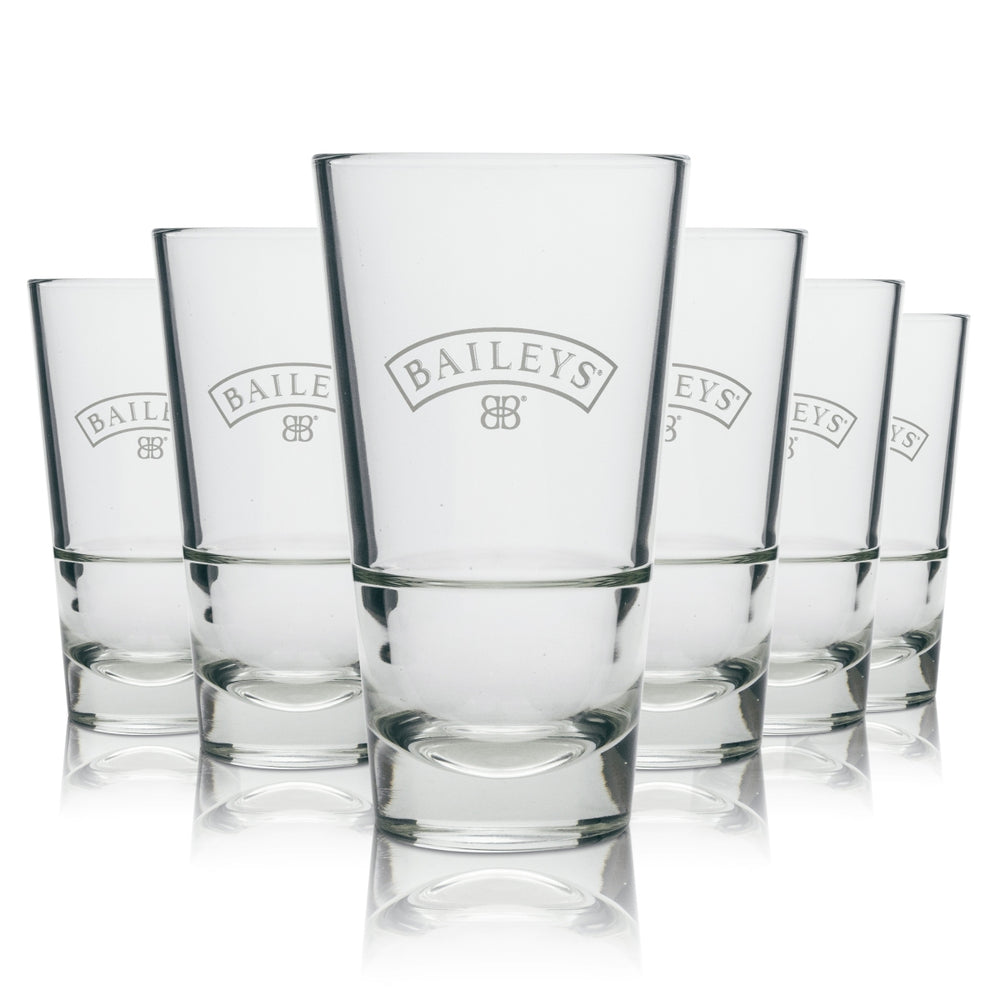 6x Baileys liqueur glass Longdrink Latte