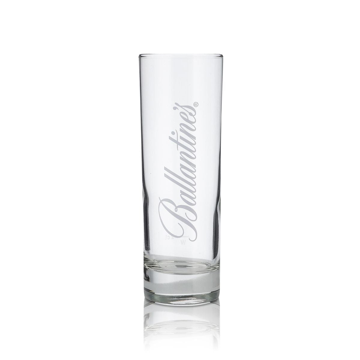6x Ballantines Scotch Glasses Long Drink Glass Whiskey Glass "Vertical Logo" 2cl – View 2