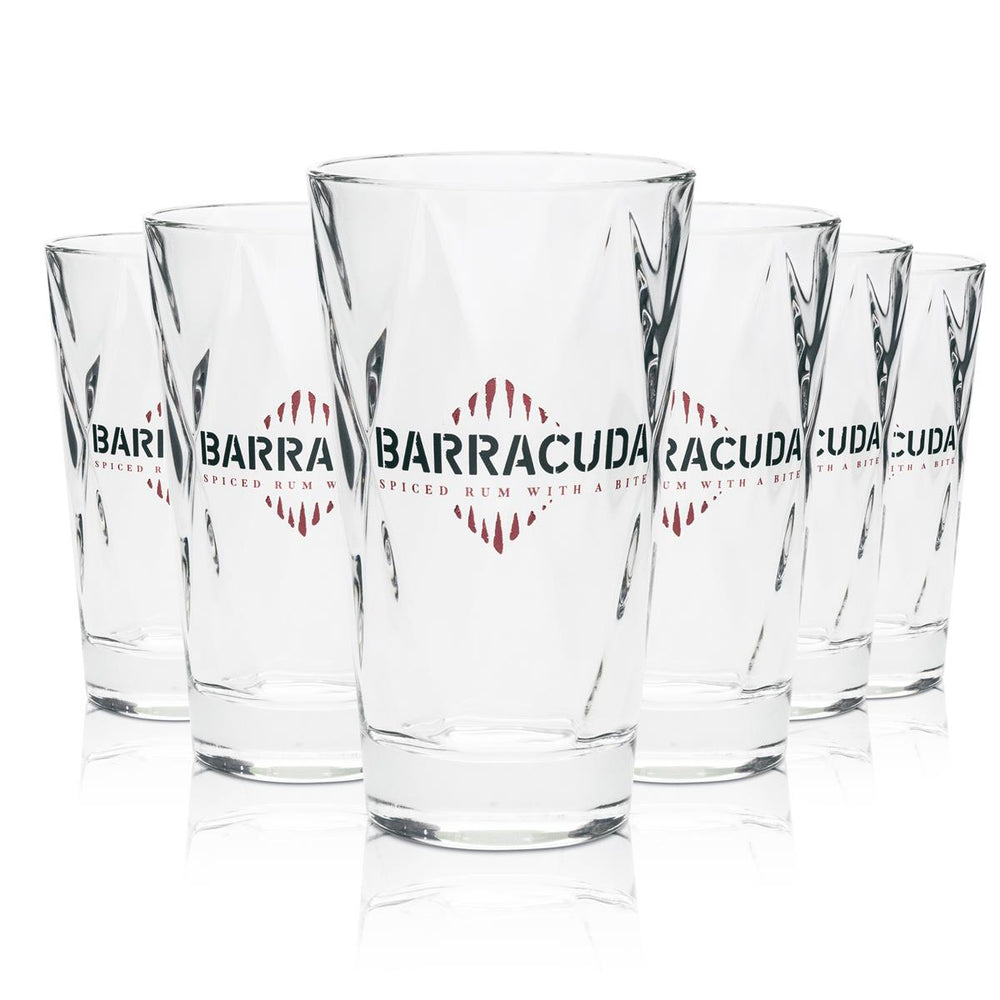 6x Barracuda Rum Long Drink Glass Concerto 28cl