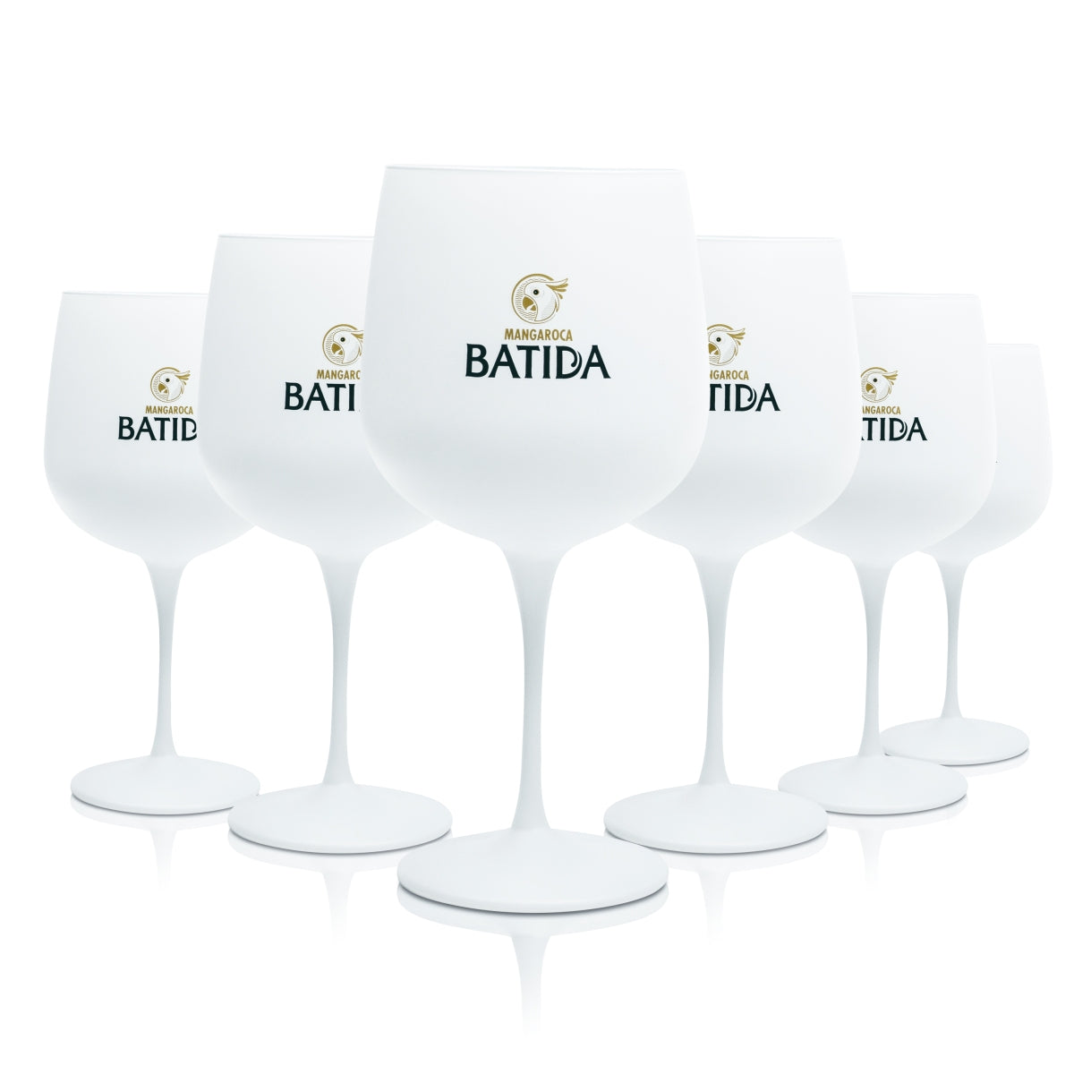 6x Batida de Coco Glass 0.76l Balloon Glasses Cocktail Long Drink Mangaroca Bachelor