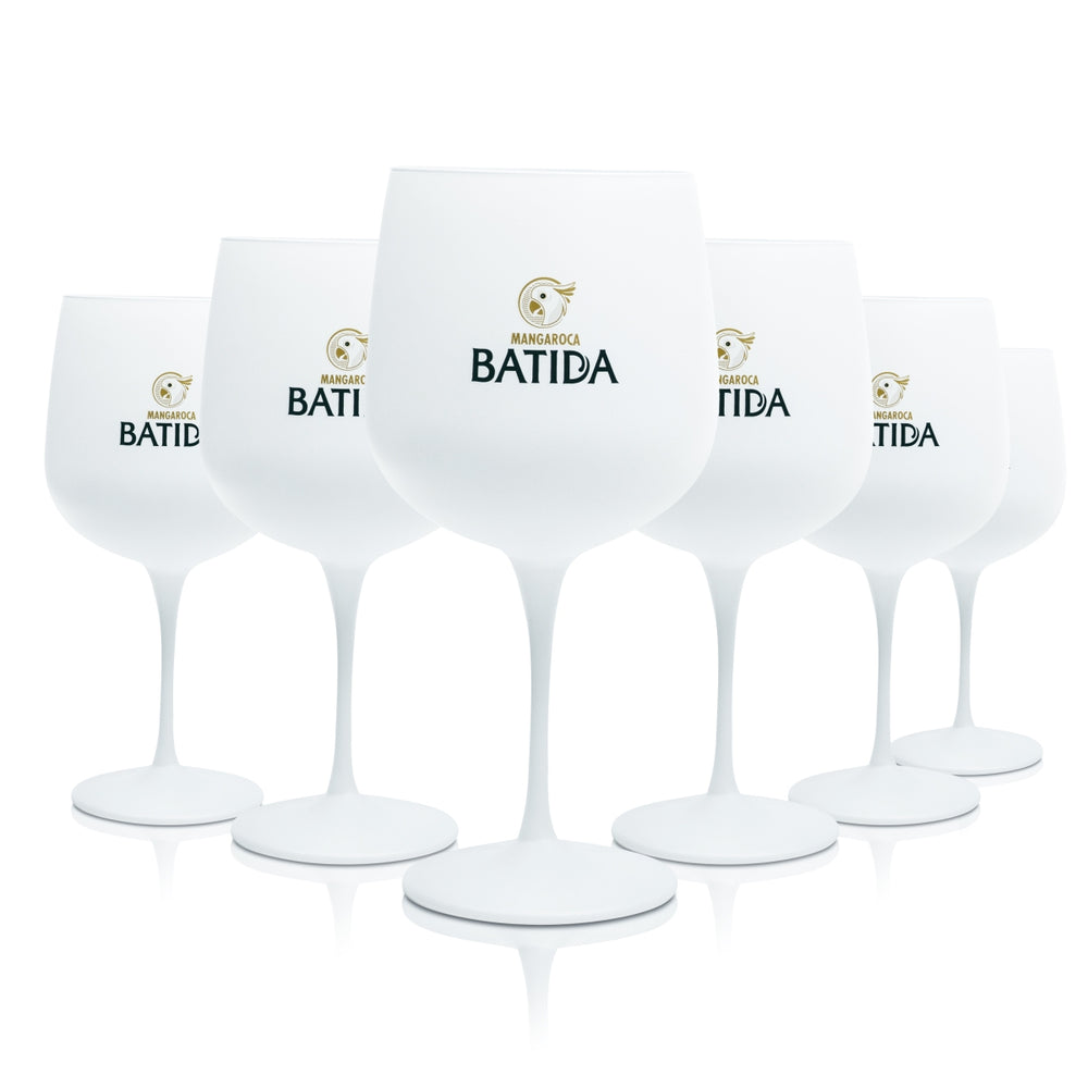 6x Batida de Coco Glass 0.76l Balloon Glasses Cocktail Long Drink Mangaroca Bachelor