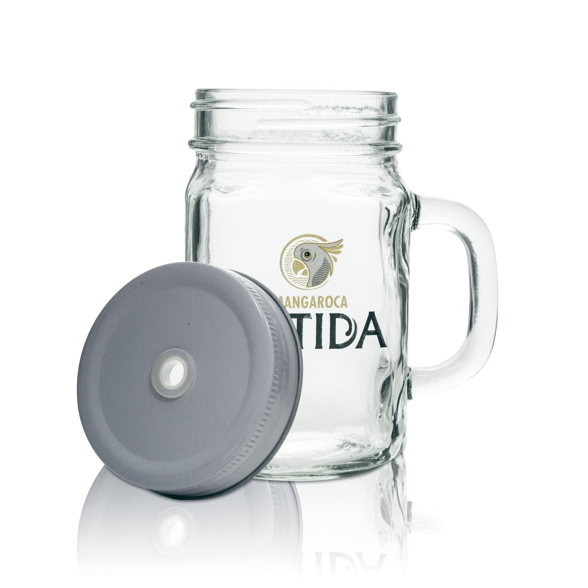 6x Batida de Coco liqueur glass jar with screw cap – View 4