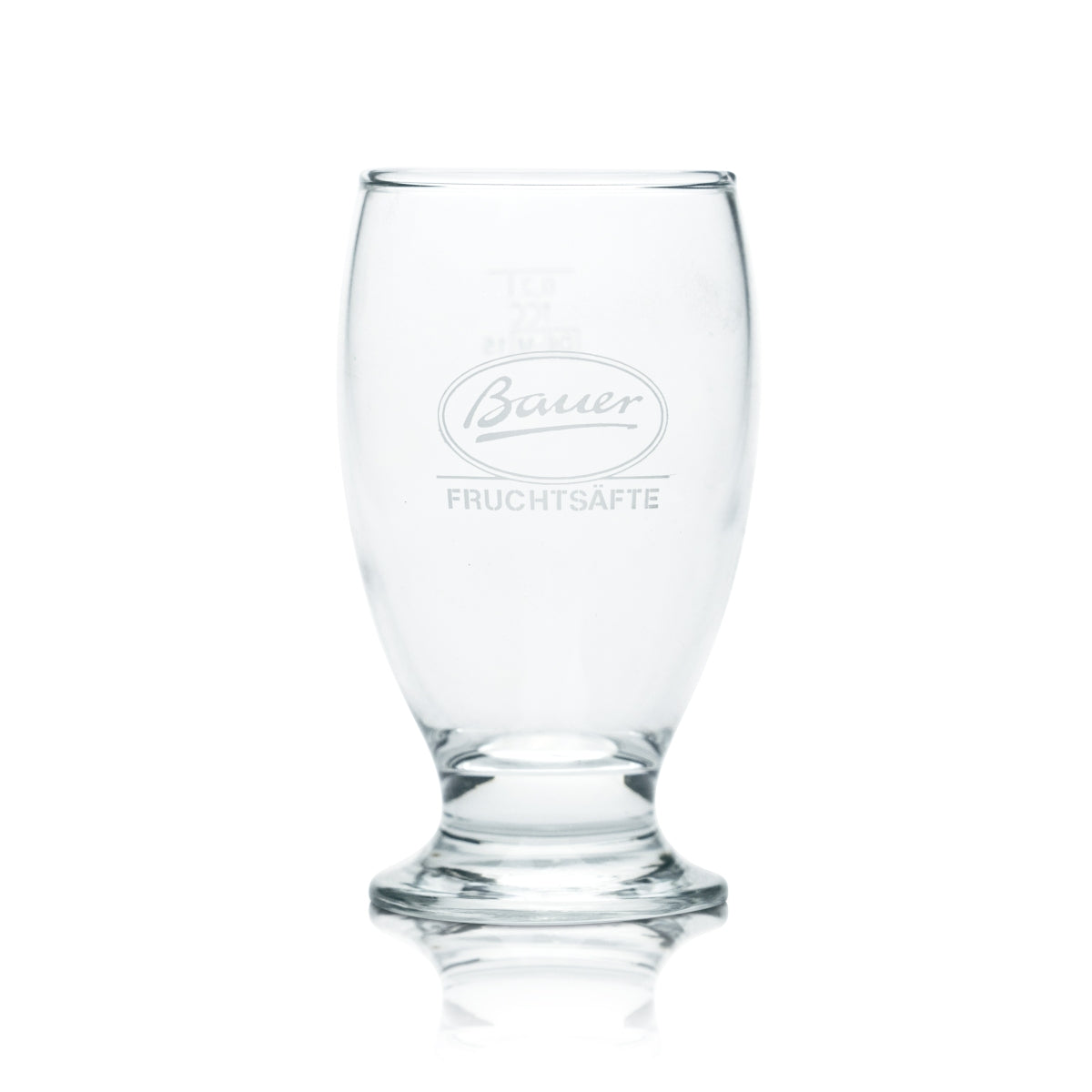 6x Bauer glass 0.2 l goblet cup trophy glasses juice soda mineral water catering – View 2