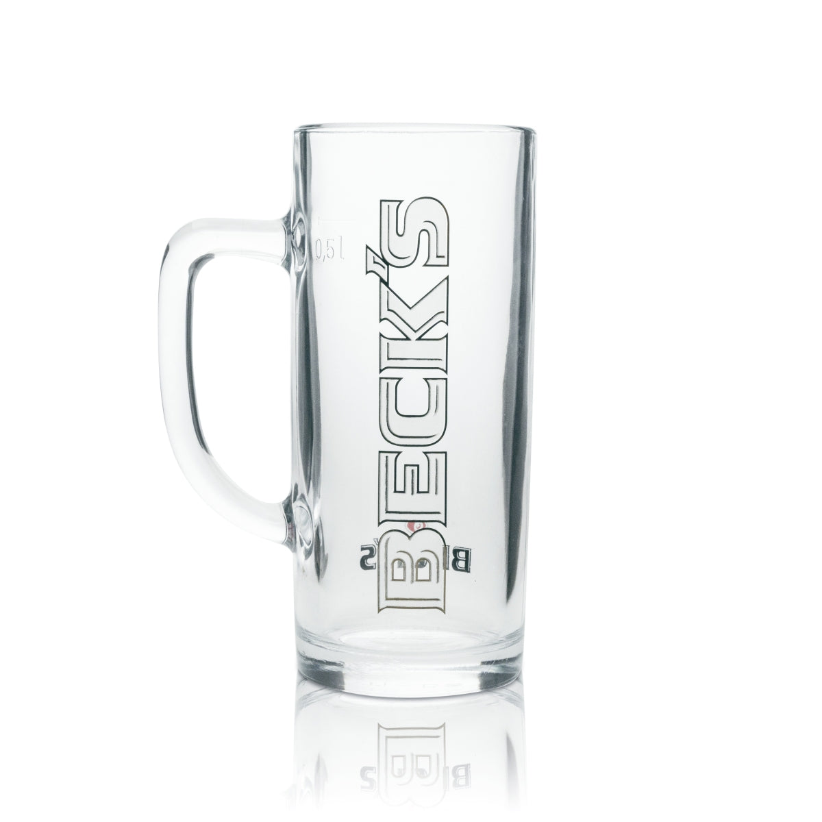 6x Becks Beer Glass 0.5l Mug Donau Sahm – View 2