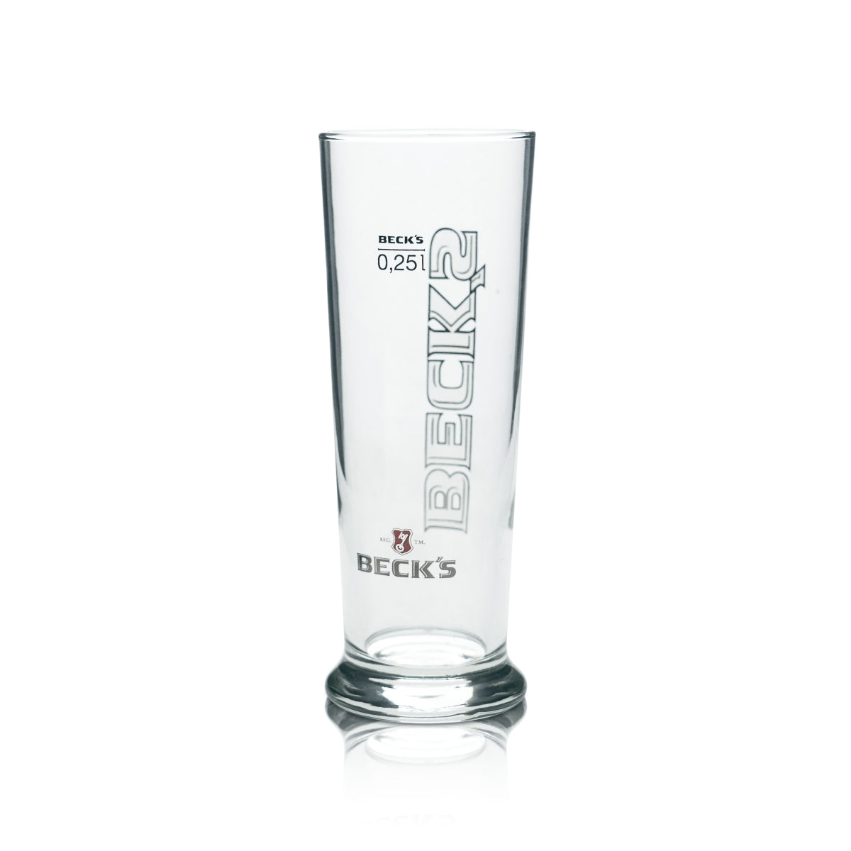 6x Beck's Beer Glass Seattle 0.25l Tulip Brewery Glasses Mug Cup Pilsner Cup Bar – View 3