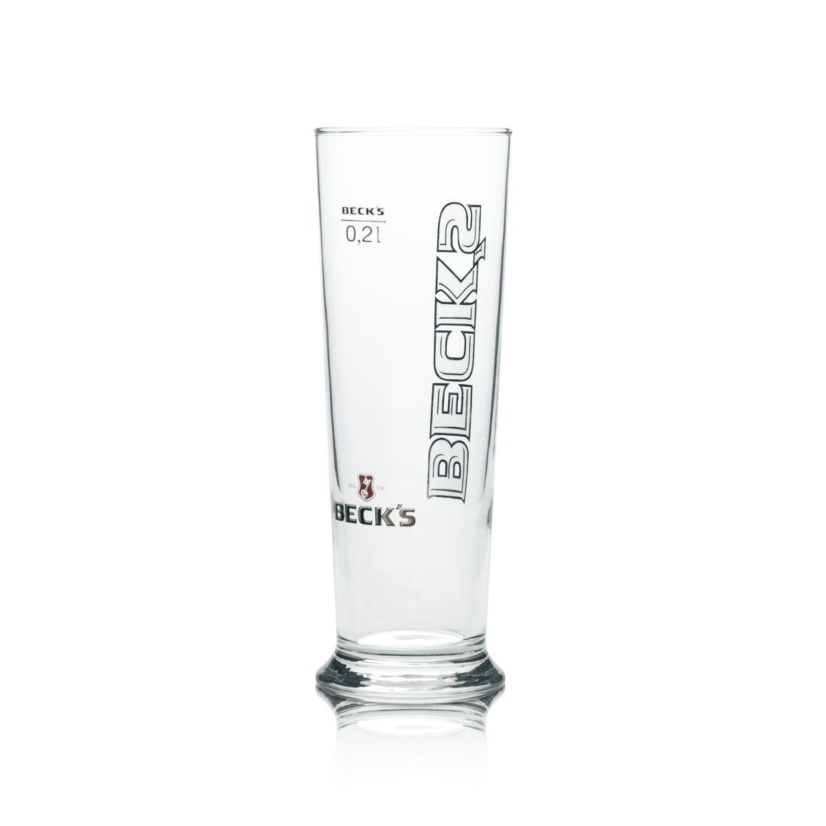 6x Beck's Beer Glass Seattle 0.2l Sahm Tulip Glasses Brewery Trophy Cup Gastro Bar – View 4