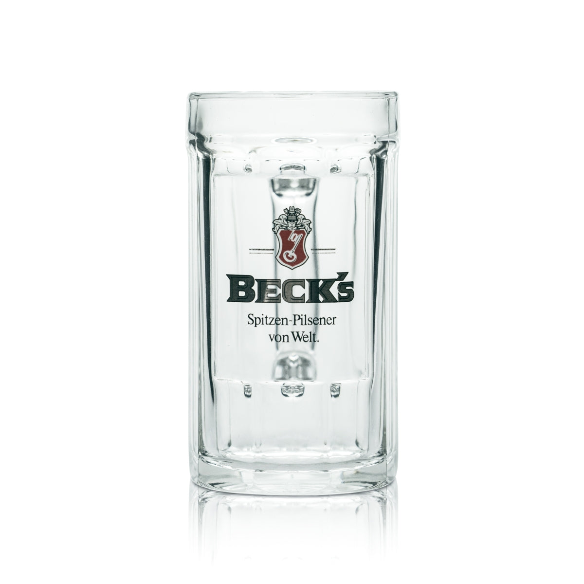 6x Becks Glass 0.4l Beer Mug Contour Pilsener Glasses Brewery Unfiltered Gastro – View 2