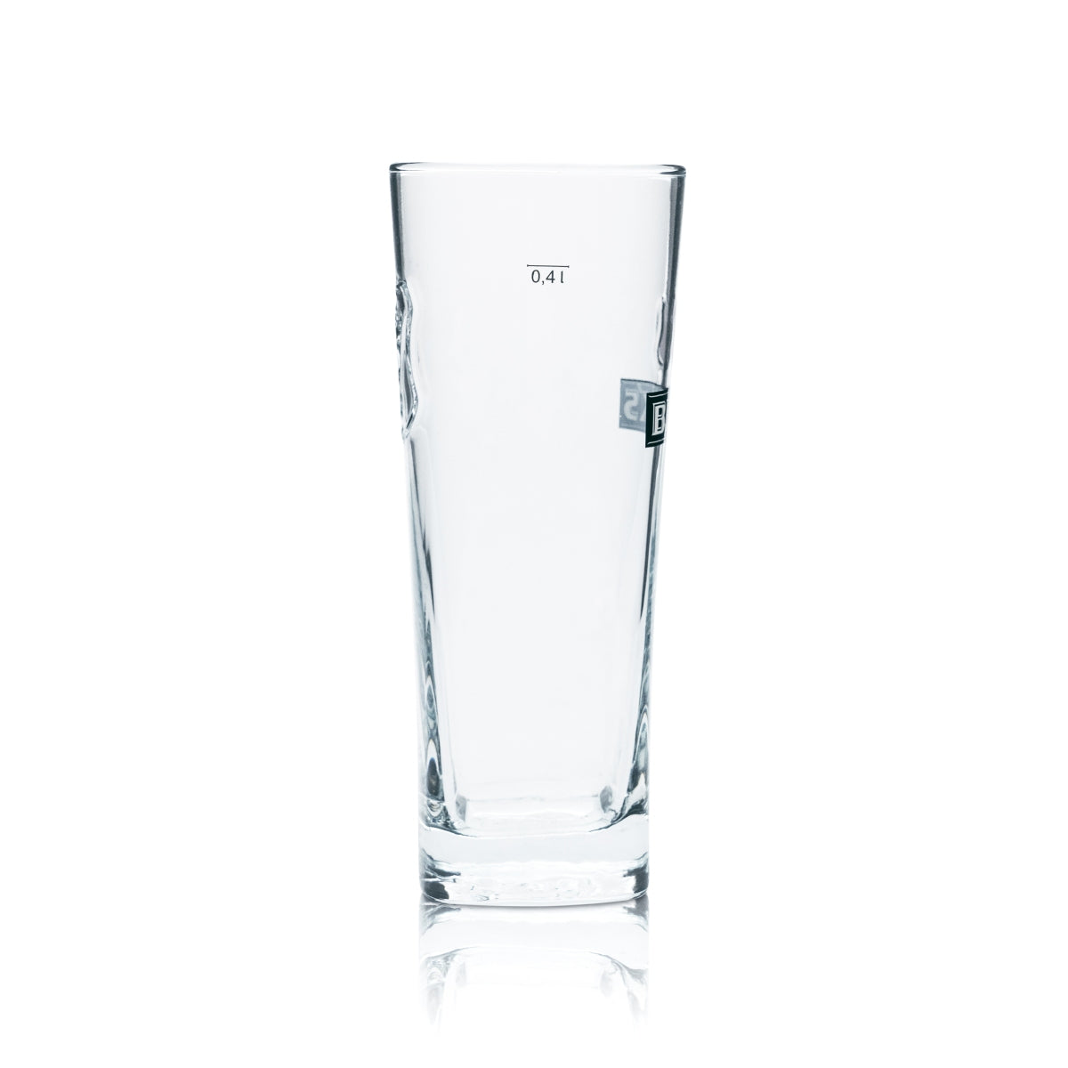 6x Becks Glass 0.4l Contour Henry Beer Mug Trophy Glasses Calibrated Gastro Beer – View 3