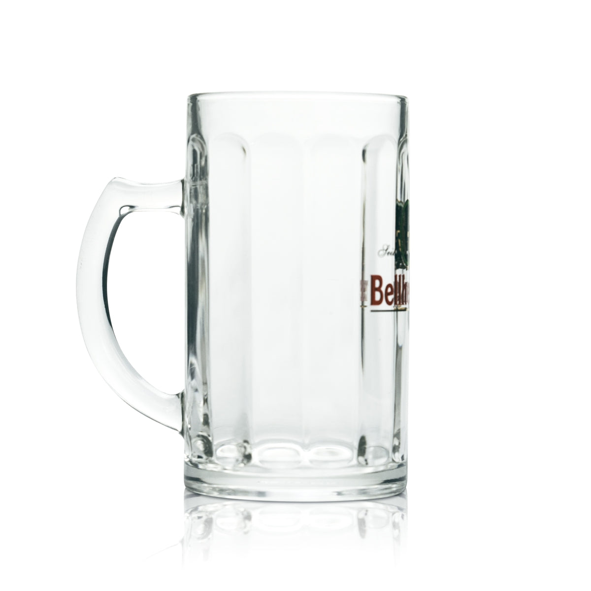 6x Bellheimer glass 0.5l contour beer mug tankard glasses Palatinate brewery – View 3