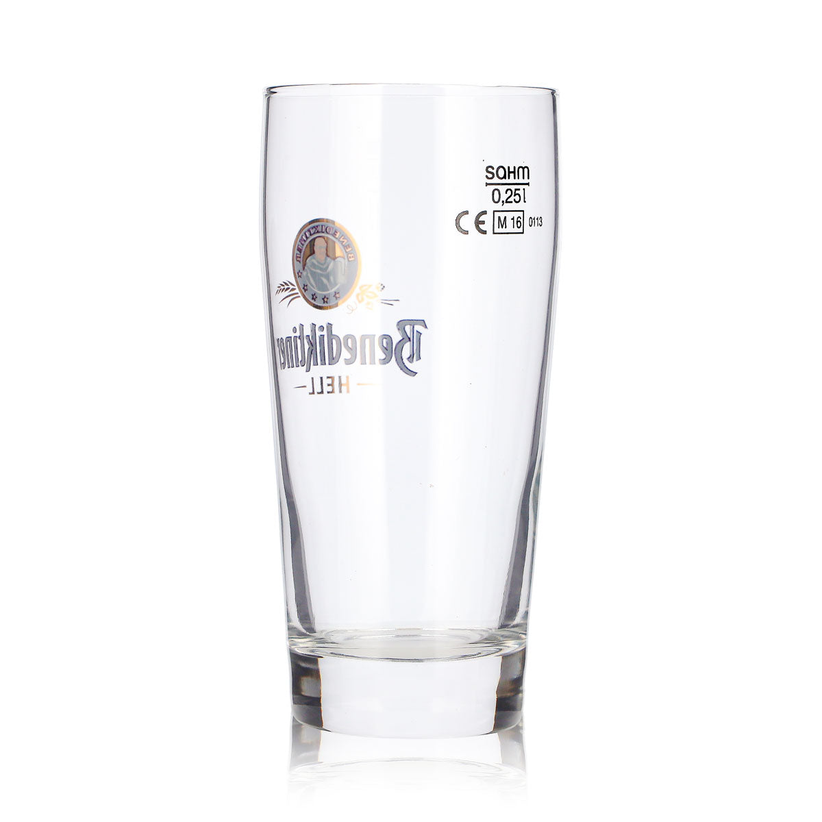 6 Benediktiner Beer Glasses, 0.25 L, Sahm Willi Beer Glasses (Set of 6) – View 4