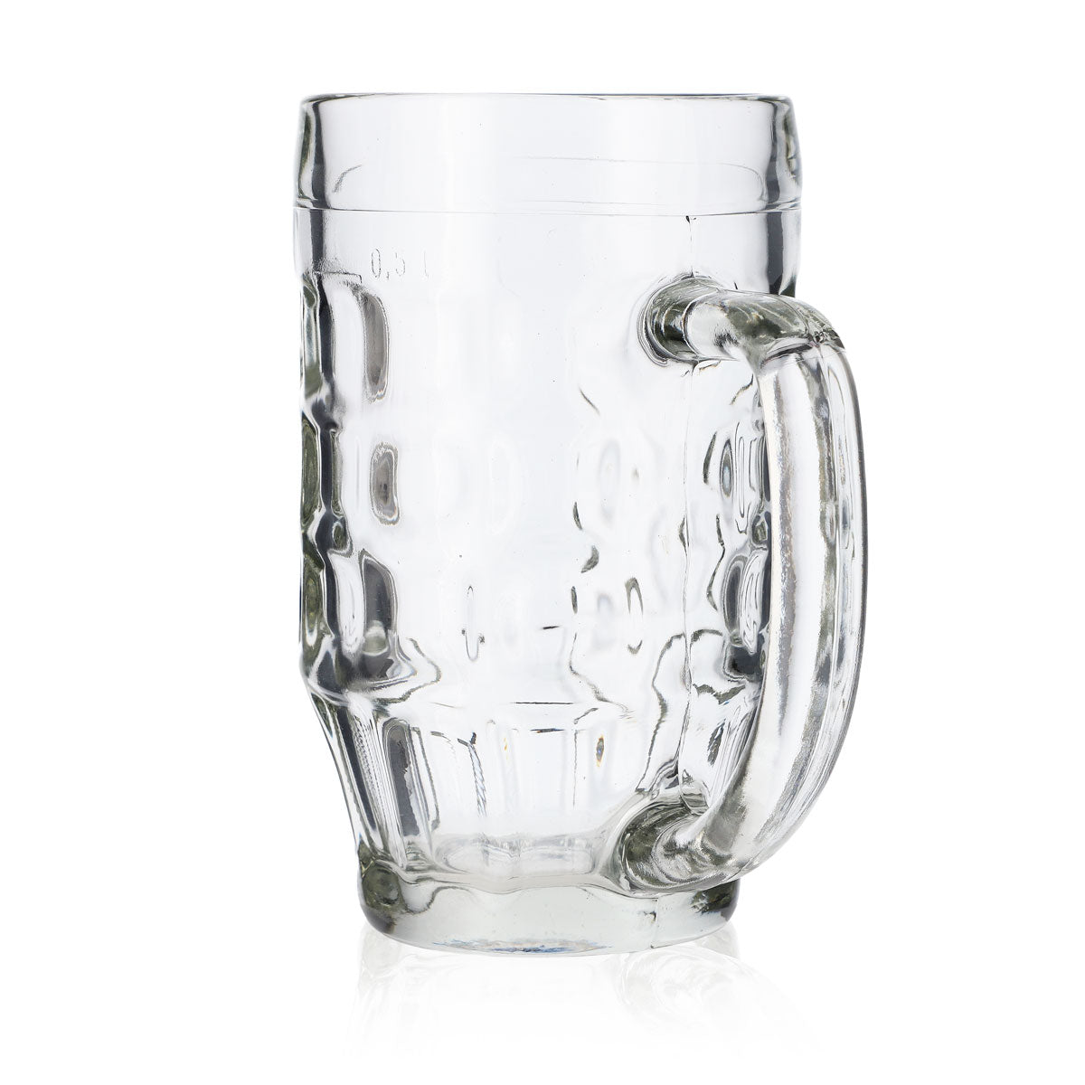 6x beer mug glass 0.5l glasses Seidel tankard Blanco Malles – View 5