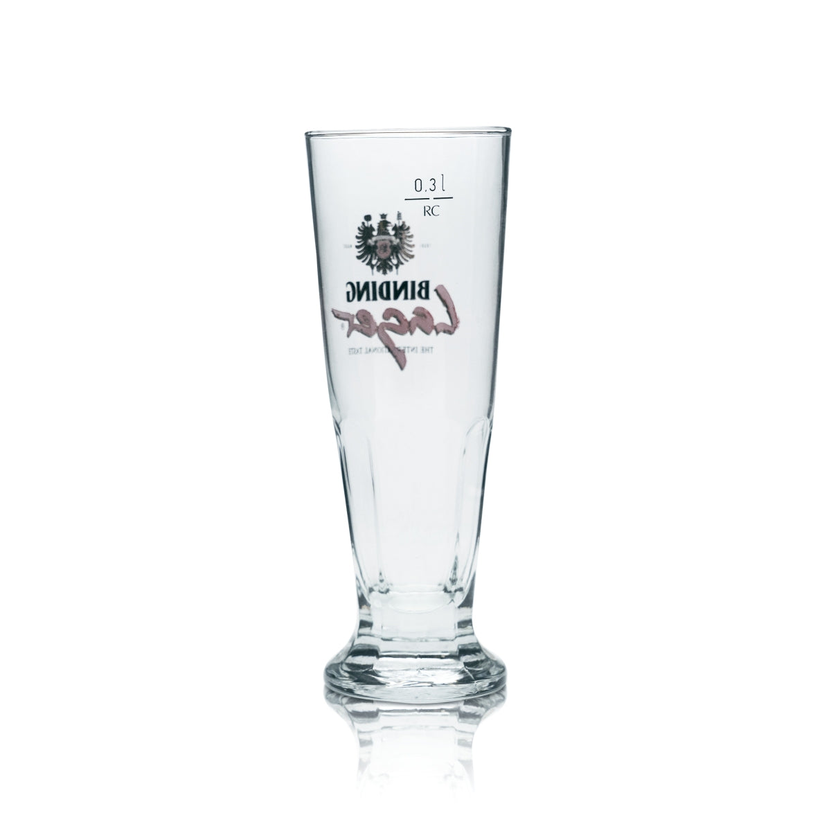 6x Binding Beer Glass 0.3l Goblet Tulip Relief Glasses Lager Gastro Pub Brewery – View 3
